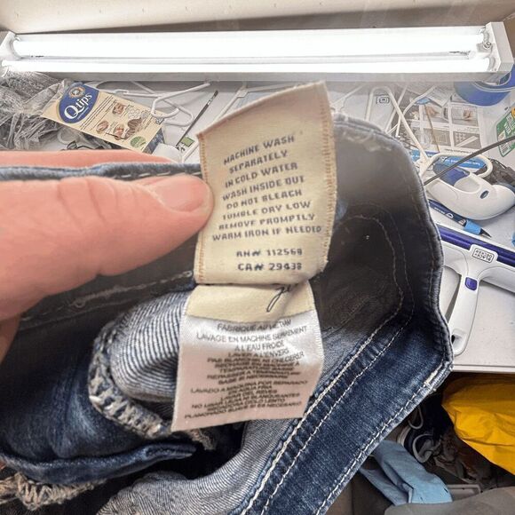 Miss Me Womens Signature Boot Cut Blue Jeans Denim JP7821B Sz 30x32 Marked 27 - Picture 10 of 10